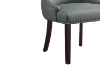 Picture of MODWAY Button-Tufted PU Leather Dining Chair (Light Gray)