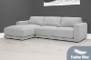 Picture of HUGO Feather-Filled Fabric Sectional Sofa *Dust, Water & Oil Resistant  (Light Grey)