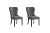 Picture of ERICA Button-Tufted Velvet Dining Chair (Gray) - 2PC in 1 Carton