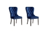 Picture of ERICA Button-Tufted Velvet Dining Chair (Navy Blue)