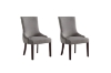 Picture of MODWAY Button-Tufted Velvet Dining Chair (Gray)