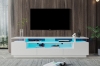 Picture of ONEL 76.7" TV Stand with LED Lighting (White)