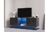 Picture of ONEL 62.9" TV Stand  with LED Lighting (Black)