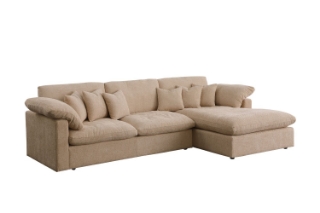 Picture of CORTLAND Fabric Sectional Sofa - Facing Right