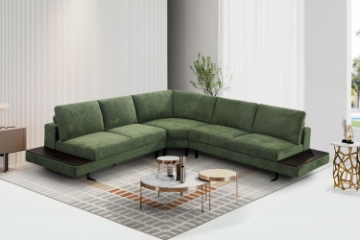 Picture of OLSEN Fabric Corner Sofa (Green)