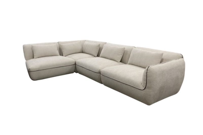 Picture of WALTON Fabric Modular Sofa - 4PC Chaise Facing Left Sofa Set