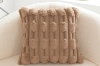 Picture of PLUSH Cushion with Inner (16.9" x 16.9") - Coffee Brown