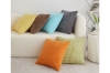 Picture of SIMPLE CORN GRAIN Plush Cushion with Inner in Multiple Colors (17.7" x 17.7") 