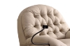 Picture of BAVA 360° Swivel Power Recliner Lounge Chair with Mobile Holder (Beige)