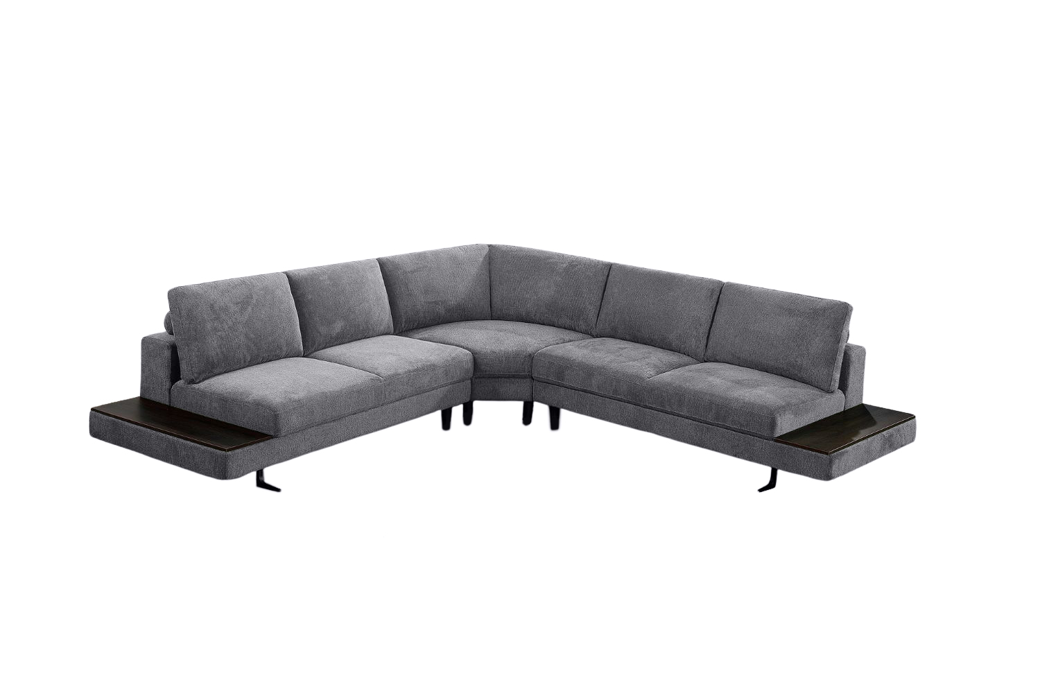 OLSEN Fabric Corner Sofa (Gray)-iFurniture-The largest furniture store ...