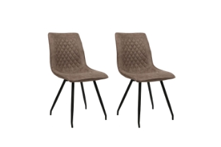 Picture of CODA Fabric Dining Chair (Taupe) - 【PACK OF 2】