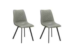 Picture of WESTIN PU Leather Dining Chair (Green) -【Pack of 2】