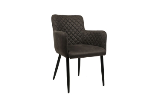 Picture of MILLY Fabric Armchair (Dark Gray) - Single