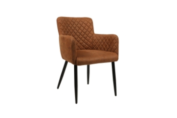 Picture of MILLY Velvet Armchair (Brown)