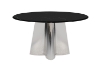 Picture of ELIOT 53.9" Marble Top Round Dining Table (Black)