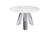 Picture of ELIOT 53.9" Marble Top Round Dining Table (White)