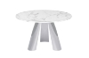 Picture of ELIOT 53.9" Marble Top Round Dining Table (White)