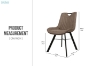 Picture of ATOKA Fabric Dining Chair (Taupe)