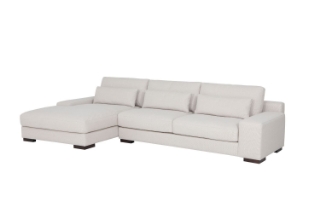 Picture of BROOK Feather Filled Sectional Sofa - Chaise Facing Left