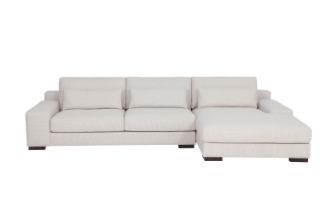 Picture of BROOK Feather Filled Sectional Sofa - Chaise Facing Right