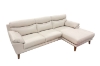 Picture of ANVIL 100% Leather Sectional Sofa (Light Gray)