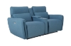 Picture of MONTE Fabric Power Reclining Sofa Range with USB Port + Storage Console & 2 Cup Holders