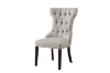 Picture of ARLETTE Button-Tufted Linen Wingback Dining Chair (Light Gray)