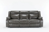 Picture of CARELLI Air Leather Reclining Sofa with Drop-Down Console