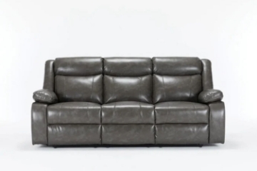 Picture of CARELLI Air Leather Reclining Sofa with Drop-Down Console