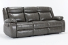 Picture of CARELLI Air Leather Reclining Sofa with Drop-Down Console