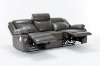Picture of CARELLI Air Leather Reclining Sofa with Drop-Down Console
