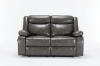 Picture of CARELLI Air Leather Reclining Sofa Range - Loveseat + Sofa Set