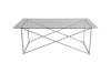 Picture of CROSS 47.2" Clear Glass Top Coffee Table