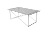 Picture of CROSS 47.2" Clear Glass Top Coffee Table