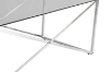 Picture of CROSS 47.2" Clear Glass Top Coffee Table