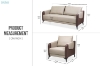 Picture of NOVILLA Leather Sofa Range - 1 Seater(Armchair)