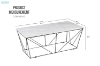 Picture of CUBE 47.2"Marble Top Coffee Table