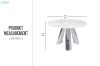 Picture of ELIOT 53.9" Marble Top Round Dining Table (White)