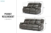 Picture of CARELLI Air Leather Reclining Sofa Range