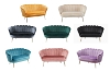 Picture of EVELYN Curved Flared Loveseat (Multicolor)