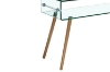 Picture of MURANO 47.2" Box Bent Glass Hall Table with Shelf