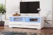 Picture of ONEL 39.3" TV Stand with LED Lighting (White)