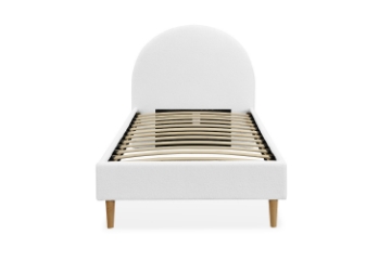 Picture of HOFFMAN Fabric Bed Frame (Off White) - Single