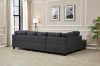 Picture of LIBERTY Premium Sectional Sofa with Ottoman (Dark Gray) 