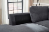 Picture of LIBERTY Premium Sectional Sofa with Ottoman (Dark Gray) 