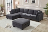 Picture of LIBERTY Premium Sectional Sofa (Dark Grey) - Regular Ottoman Only (No Storage Function)