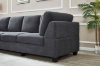 Picture of LIBERTY Premium Sectional Sofa (Dark Grey) - Chaise Facing Left without Ottoman