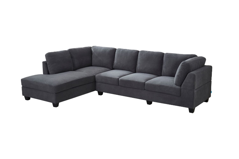 Picture of LIBERTY Premium Sectional Sofa (Dark Gray) - Chaise Facing Left without Ottoman