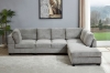 Picture of LIBERTY Premium Sectional Sofa with Ottoman (Light Gray)