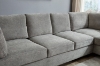 Picture of LIBERTY Premium Sectional Sofa with Ottoman (Light Gray)